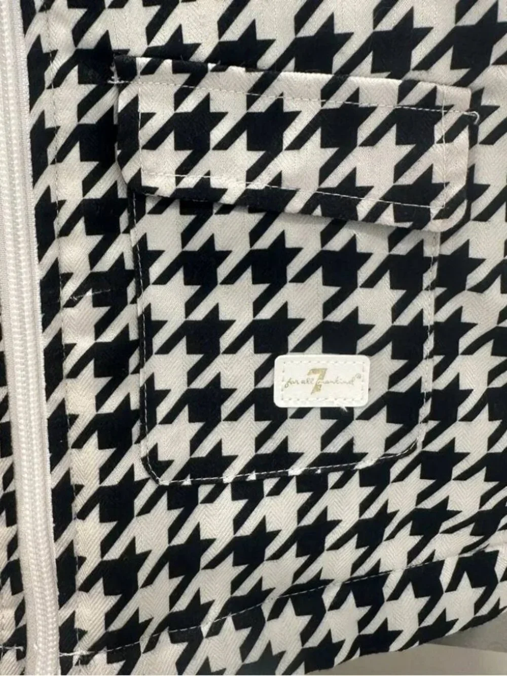 Like New 7 For All Mankind Girls Houndstooth Jacket – Size 24M
